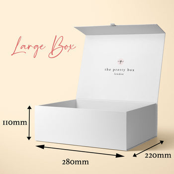 Lilac theme Bridesmaid Box with Lilac Ribbon - Minimalist Style