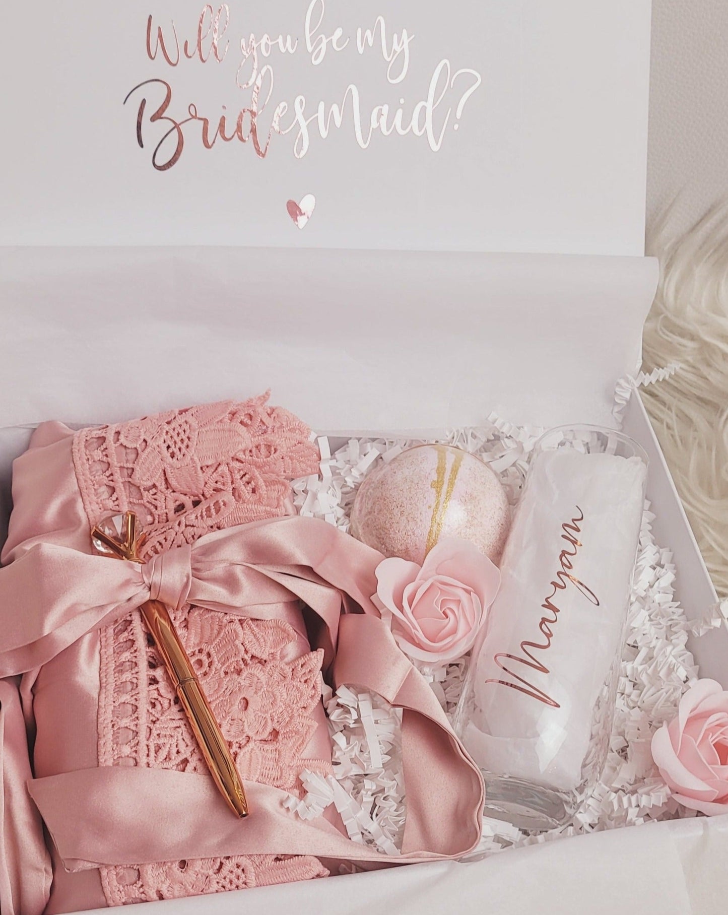 Bridesmaid Gift Box with Robe