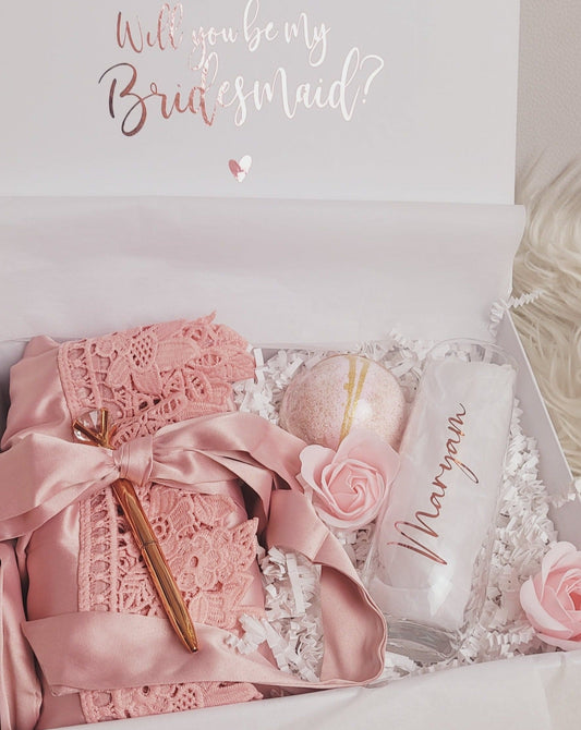 Bridesmaid Gift Box with Robe