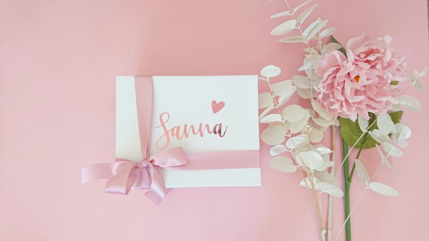 personalised bridesmaid gift box