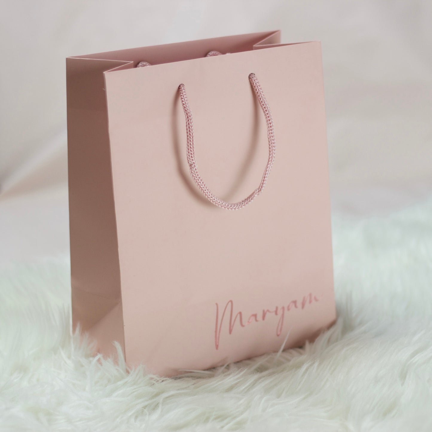 Bridesmaid Gift Bag - Blush Pink Small